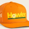 Howler Brothers Howler Bros Structured Snapback Hat - Howler Plantain: Orange 2 Howler Brothers Howler Bros Structured Snapback Hat - Howler Plantain: Orange
