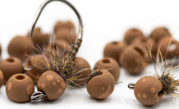 Firehole Stones Speckled Tungsten Beads 4 Firehole Stones Speckled Tungsten Beads