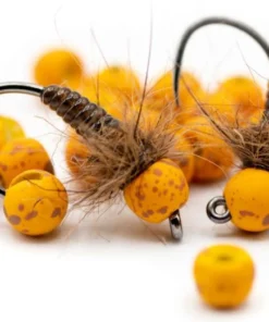 Firehole Stones Speckled Tungsten Beads 24 Firehole Stones Speckled Tungsten Beads