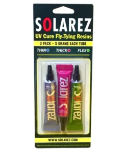 Hareline Solarez UV Resin - 3 Pack Variety, 5 Grams