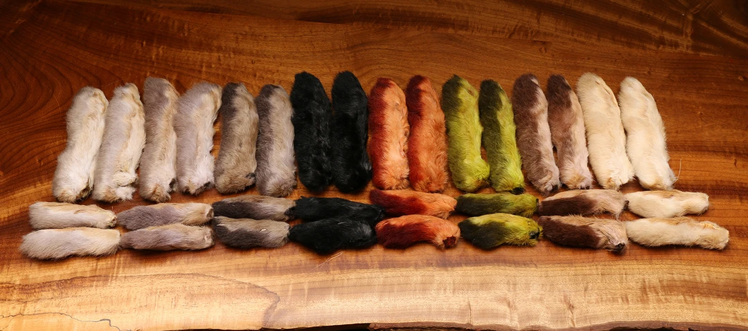 Hareline Snowshoe Rabbits Feet 3 Hareline Snowshoe Rabbits Feet