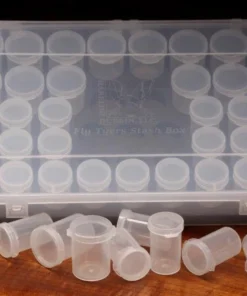 Hareline Fly Tying Accessories Pop Top Stash Box Organizer