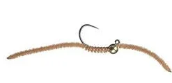 MFC Dirty Flies & Worms Jig San Juan Worm - Tan