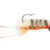 Fulling Mill Shop Flies Sand Flea - White & Gray 1 Fulling Mill Shop Flies Sand Flea - White & Gray