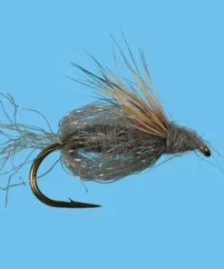 Solitude Sparkle Pupa - Gray Shop Flies