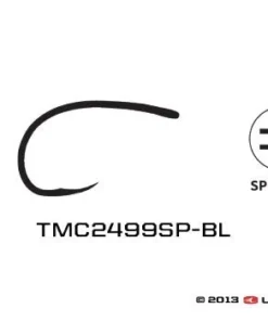 Umpqua Hooks & Shanks TMC 2499SP-BL Czech Nymph Hook