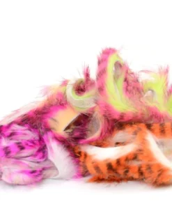 Hareline Magnum Tiger Barred Rabbit Strips Hair & Fur