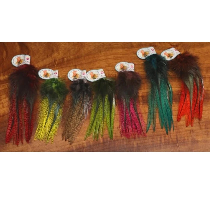 Hareline Hackle UV2 Coq De Leon Perdigon Fire Tail Feathers 3 Hareline Hackle UV2 Coq De Leon Perdigon Fire Tail Feathers