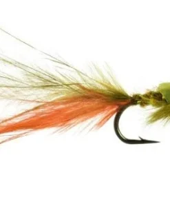 Umpqua Zach Attack Damsel - Olive & Orange - 14