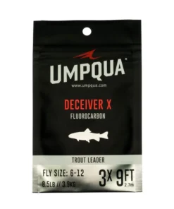 Umpqua Deceiver X Fluorocarbon Leader - 9' Tippet Leader & Accessories