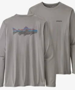 Patagonia Men's Long-Sleeved Capilene Cool Daily Fish Graphic Shirt Clothing & Logo Gear