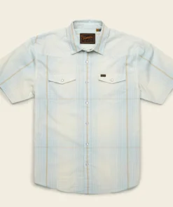 Howler Brothers Howler Bros. H Bar B Snapshirt Roberts Plaid - Cloud Blue Clothing & Logo Gear