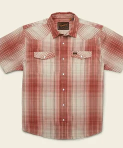 Howler Brothers Howler Bros. H Bar B Snapshirt Roberts Plaid - Mars Red